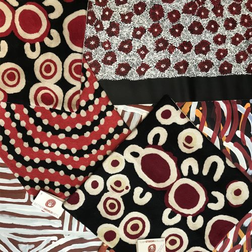 composition rouge toiles aborigenes